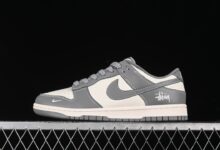 Nike SB Dunk Low 斯图西联名-耀夜灰  低帮休闲板鞋 BB9898-007