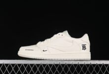 Travis Scott x Fragment Design x Air Jordan 1 Low OG SP AJ1 乔1 休闲板鞋 BB6588-313