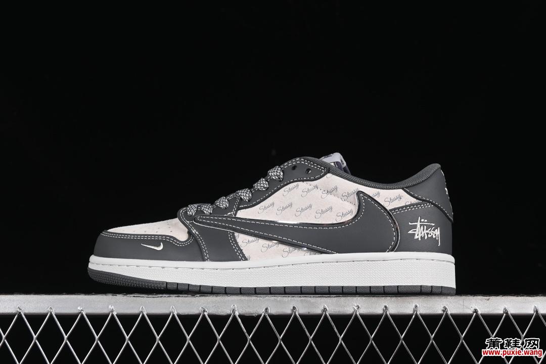 Travis Scott x Fragment Design x Air Jordan 1 Low OG SP 斯图西联名-黑夜之影  XZ3398-003