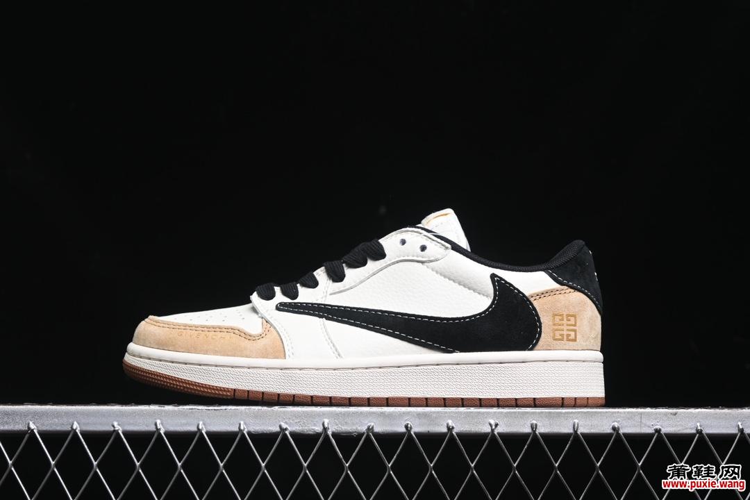 Travis Scott x Fragment Design x Air Jordan 1 Low OG SP AJ1 纪梵希联名-黑棕 XS3086-005